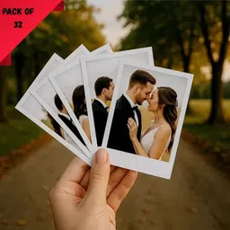 leefleck 32 Small Mini Photo Polaroid-Style Photo Prints | Retro Wall Collage Pack of 32-picture-20