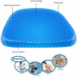 nd brothers Seat Cushion Office Chair Seat Non-Slip Cover Breathable Honeycomb Back / Lumbar Support image 3