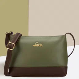 Green Women Sling Bag Taya HZ Top Zip Sling Bag-image-67