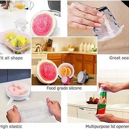 vhbie Silicone Stretch Lids 2 inch Lid Set, Pack of 6 image 3