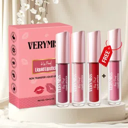 verymiss Kiss Proof Liquid Lipstick Set of 3+1 Free I Combo 04-picture-16