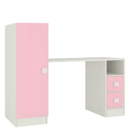adona Rio Kids Study Table in English Pink Colour image 5