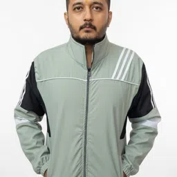 Ananta Solid Men Wind Cheater-image-2