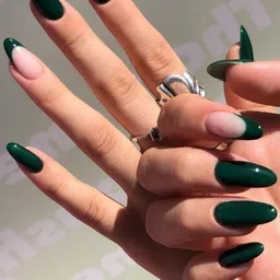 reimichi Long-Lasting Wear Ultra-Glossy Shine Nail Paint Chip-Resistant Formula dark green image 5