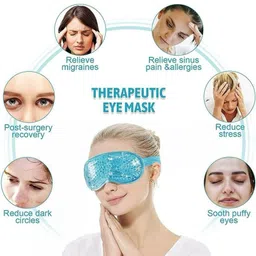 vajrakay Cooling Gel Ice Eye Mask, Reusable Hot Cold Pack Compress image 5