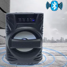RECTITUDE Powerful SOUND Music Ultra BASS Cool Bass Light Loud FM,USB,SD,AUX Karaoke mic 15 W Bluetooth Gaming Speaker image 5