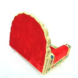 visatgoddism 1 To 2 No Laddu Gopal Singhasan Bal Gopal Singhasan Thakurji God Sofa Wooden Wooden Pooja Chowki image 4