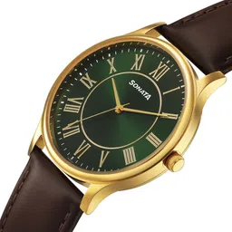 sonata Analog Watch - For Men 77105YL04W image 2