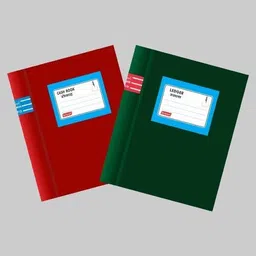 neelgagan Ledger No.2 Canvas Binding Copy Size (16.5cm X 20.5cm) 17x27 1-Part Ruled Ledger Book-1-picture-21