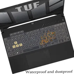 VISHAL Best Keyboard skin for Laptop and Laptop Keyboard ASUS TUF Gaming F15 FX507 FX507VU Series & ASUS TUF Dash 15 & F15 FX517ZM Keyboard Skin image 3