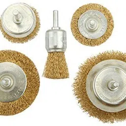tools master WIRE BRUSH 5PCS SET Wheel Brush image 2
