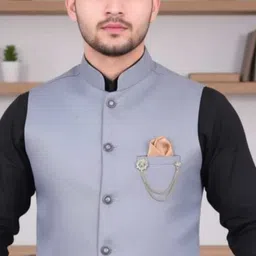 maksud enterprise Men Solid Nehru Jacket-picture-20