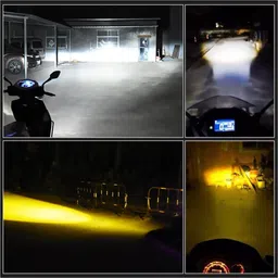 mikanix Super Bright H4 Fitting CYT Led Headlight Bulb | Dual Color | High and Low Beam Headlight Motorbike LED (12 V, 12 W) image 2