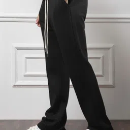 dockstreet Men Striped Black Track Pants-picture-27