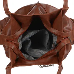 house of common Women Brown Shoulder Bag image 5