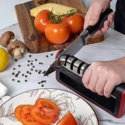 3 Stage Knife Sharpener Stainless Steel Very fine Sharpness Knife Knife Sharpening Stone-image-38