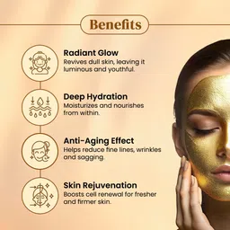 shahnaz husain Gold Facial Kit | 24 Carat | Skin Radiance | 4x10g | Men & Women | 55 g image 3