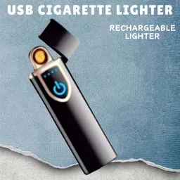 clairbell USB Cigarette Lighter for Smoking Windproof Slim Lighter with Fingerprint I325 USB Cigarette Lighter for Smoking Windproof Slim Lighter with Fingerprint I325 Pocket Lighter-picture-14