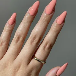 gulglow99 Nail Polish Glossy & Long Lasting Quick Drying Peachy salmoon 286 salmoon image 4