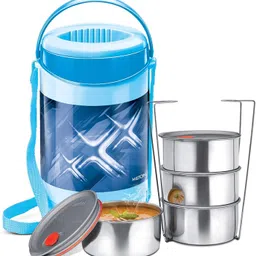Econa Deluxe Inner Stainless 4 Containers Lunch Box-image-2