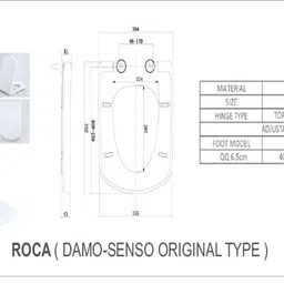 malibu Ceramic Toilet Seat Cover image 1