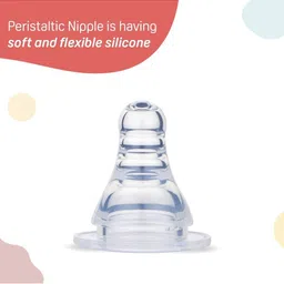 pigeon PERISTALTIC NIPPLE L SIZE Fast Flow Nipple image 3