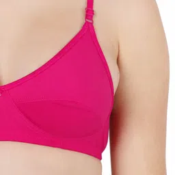oxbeery Pack of 3 Women Full Coverage Non Padded Bra image 4