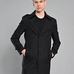 killer Polyester Viscose Blend Checkered Coat For Men-picture-23