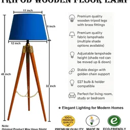 luzinam house Tripod Floor lamp image 3