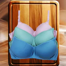 anamta Pack of 3 Women Push-up Lightly Padded Bra-picture-27
