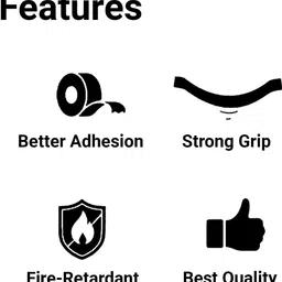 trendikraft 17mm X 6m PVC Self Adhesive Vinyl Insulation Electrical Insulating Tape for Electric wire (Manual) image 3