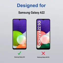 Zapcase Edge To Edge Tempered Glass for Samsung Galaxy A22 image 2