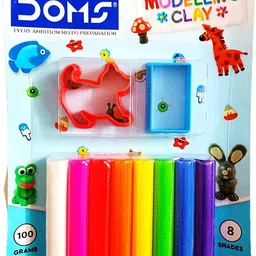 doms Modelling Clay with Various Moulds Multicolour pack of 2 image 3
