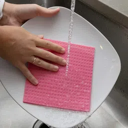 household hub Kitchen & Household Cleaning Sponge Wipe Scrub Sponge image 3