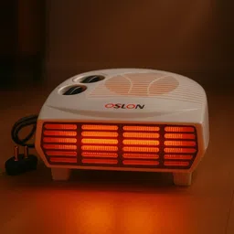 oslon Trackt 1000/2000 Watt Noiseless Copper Motor |Heater For Room|| Winter Fan Room Heater image 3