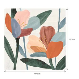 artevenue Azalea Joining Multicolor Canvas Unframed Floral Art Print Set of 2 image 4