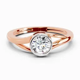 Sparkles Lab Grown Diamond 14kt Rose Gold ring-picture-30