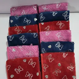 shakontala Butterfly Printed Handkerchief for Women & Girls Use (Pack of 12, Multi-Color) ["Multicolor"] Handkerchief-image-57