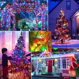 kavyashine 22 LEDs 4 m Multicolor Flickering Bulb Rice Lights image 2