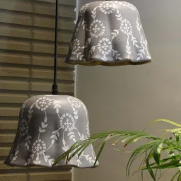 Ansel Grey Terracotta Cluster Hanging Light by Radhika Dahlan image 2