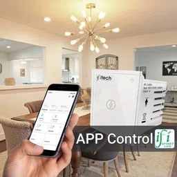 IFITech Smart APP Control Touch Switch | Wi-Fi Connected | Work with Alexa/Google Home image 2