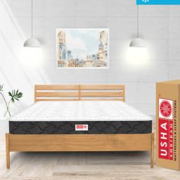 usha shriram Rizewell Silky Soft with NPSS Tech 8 Inch Pocket Spring & Fibre King Size Mattress-picture-1