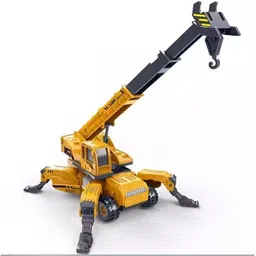 sr toys Friction Powered Lifting Crane with Cable 360 Degree Rotating Towing Crane Toys image 3