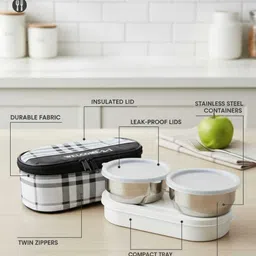 sonienterprise Lunch box 3 Containers Lunch Box image 2