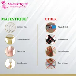 majestique Foot Scrubber is Callus Remover for Feet with ergonomic handle for smooth finish image 5