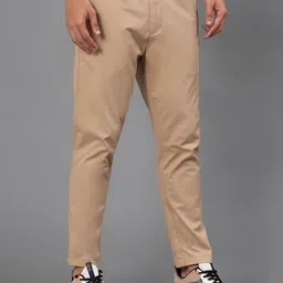 red tape Men Relaxed Khaki Cotton Blend Trousers image 2