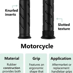 shiv ambba HGS_BLT_UCE Handle Bar Grip For Royal Enfield Classic, Classic 350, Classic 500, Classic Chrome, Thunderbird image 4