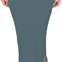 SCUBE DESIGNS Saree Shapewear Grey Petticoat (XL) Nylon Blend Petticoat-picture-26