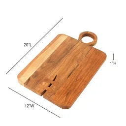 ireka homes Chopzy Acacia Wood Chopping Board image 5