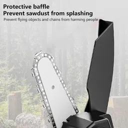 voltegic ES-20 Rechargeable Mini 4-inch Electric Chain Saw-ck Cordless Chainsaw image 3